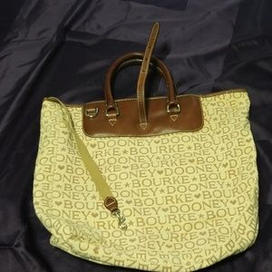 A beautiful authentic Dooney & Bourke tote bag